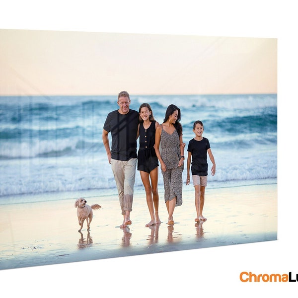 Custom HD Metal Prints | ChromeLux Sublimation, Personalized Wall Art with Your Photo, Ready to Hang - Gift for family friend Home or Office