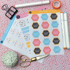 Leraar Beloning Stickers. Geweldig werk sticker. Leraar Briefpapier.Leraar sticker. Aanmoediging sticker