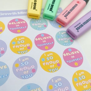 Teacher reward sticker. Growth Mindset Sticker.Reward Sticker.Teacher Stationery.Teacher sticker.Encouragement sticker