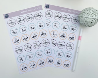 Scottish Gaelic Teacher Reward Stickers. Pastel Stickers.Well done sticker. School Stickers