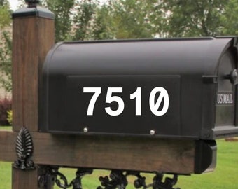 Custom Address Number Vinyl Decal - Mailbox Vinyl Decal Sticker - Address Sign Vinyl Sticker  (BUY 2 GET 1 FREE)