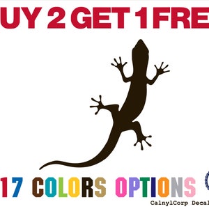 Lizard Premium Waterproof Vinyl Decal Stickers for Laptop Phone Car Window Bumper Mug Cup Door Wall (BUY 2 GET 1 FREE)
