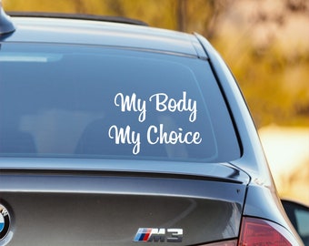 My Body My Choice slogan -I Dissent - rbg Premium Waterproof Vinyl Decal Stickers for Phone Car Window Bumper Mug Cup (BUY 2 GET 1 FREE)