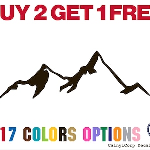 Mountain Decal ( BUY 2 GET 1 FREE)