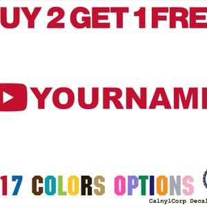 Custom YouTube Stickers – Personalized Vinyl Decals For Cars, Bikes & More