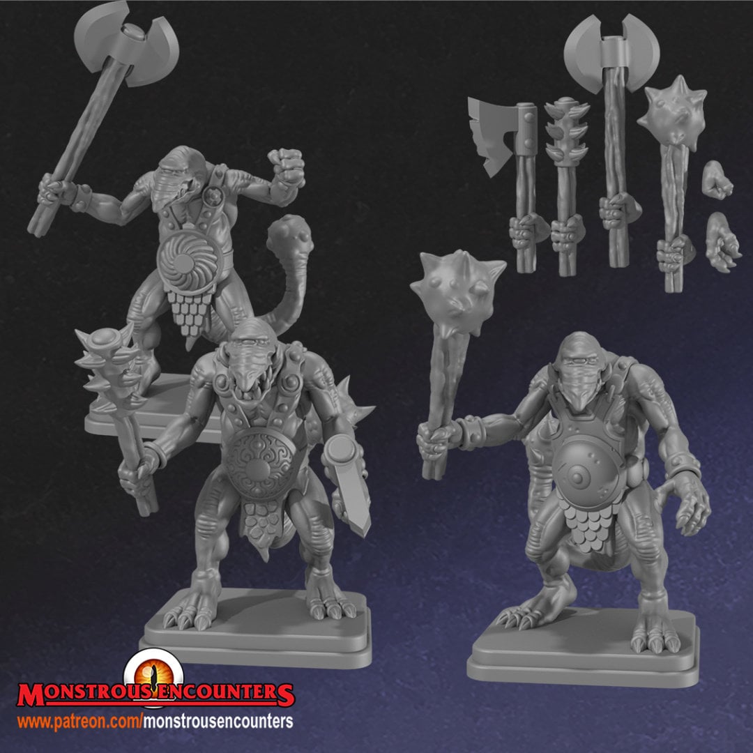 FIMIR Heroquest 80’s – Figurine Warhammer Fantasy Battle – Hasbro – Démontée & Non Peinte