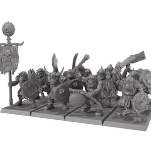 Orc Warriors | Orc Unit | Orc Boys | Retro Orcs | Old Hammer | Fantasy Orcs