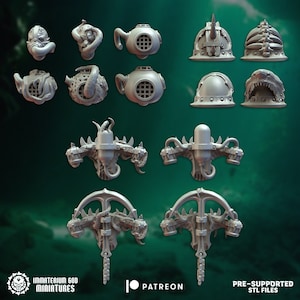 Abyssal Soldier Bits | Shoulder Pads | Heads | Backpacks | Plague