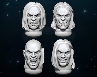 Miniature Vampiric Heads | Head Bits