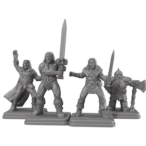 Retro Quest-avonturenfeest | HeroQuest Party geüpgradede kunst | HeroQuest-proxy's
