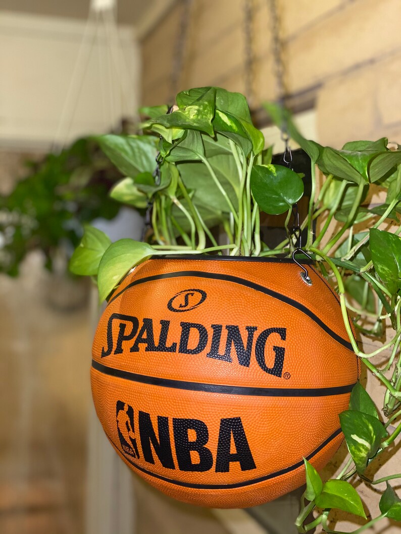 Basketball planter Etsy