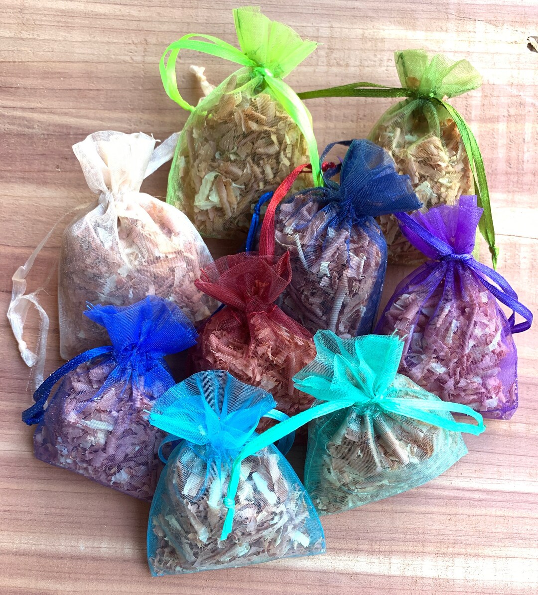 Red Cedar Sachet Bagsdrawer/closet Sachetcar Air Freshener Etsy