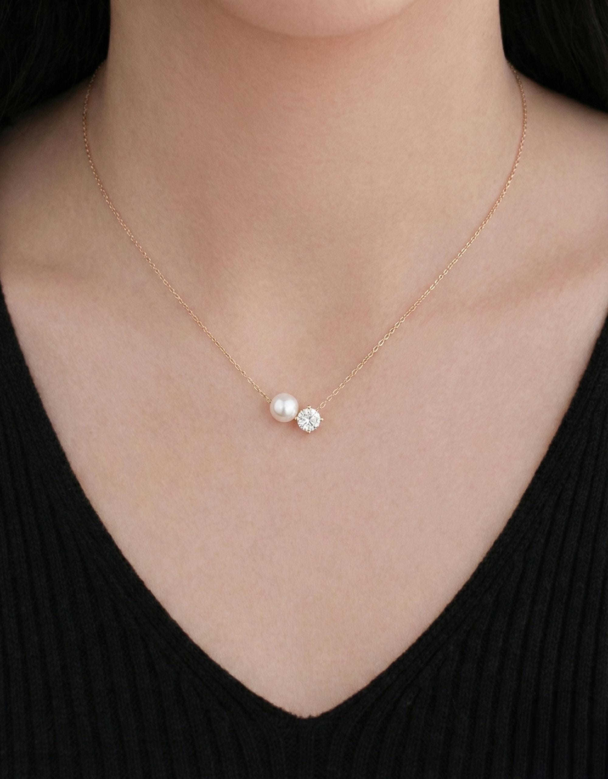 14k pearl pendant - Etsy 日本