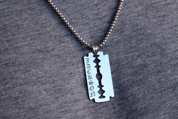 Blade locket for man deals