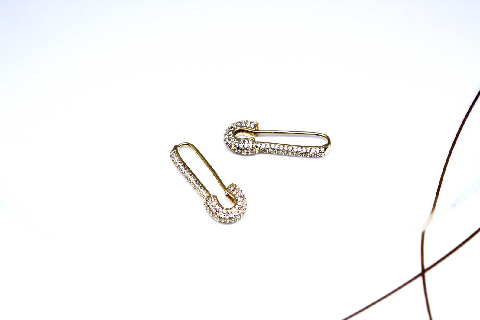Pin Earring Safety EarringSilver Paper Clip Hook Jewelry Etsy