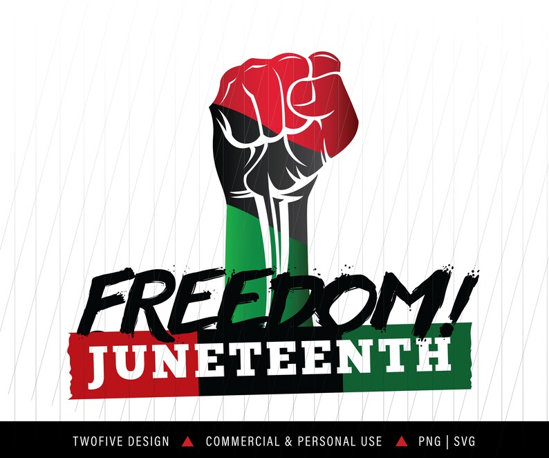 Download Juneteenth Vector SVG PNG Sublimation | Etsy