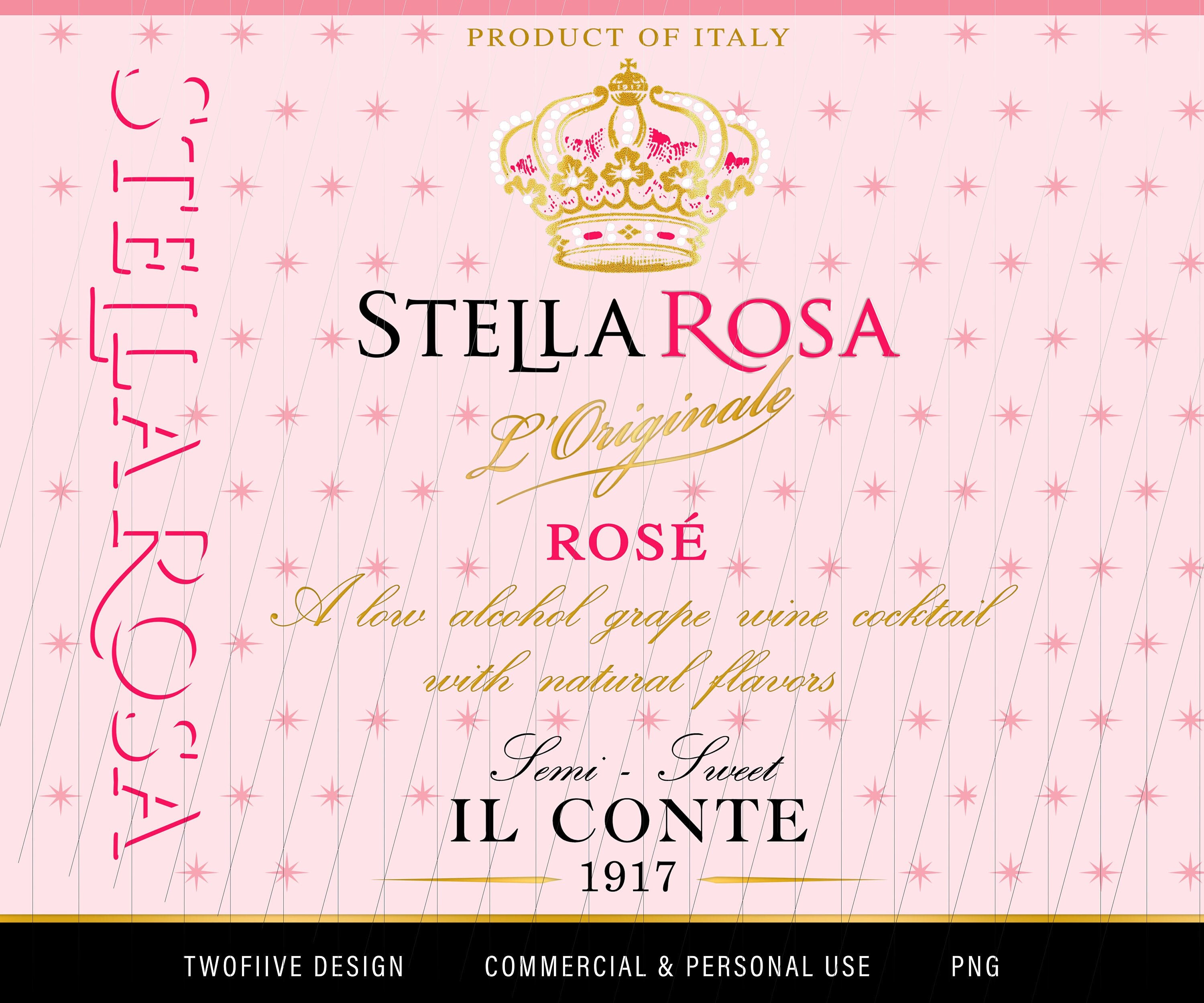 Rose Stella Rosa Wine Bottle Label PNG Template To Print At 58% OFF Rose Stella Rosa Wine Bottle Label PNG Template To Print At 58% OFF