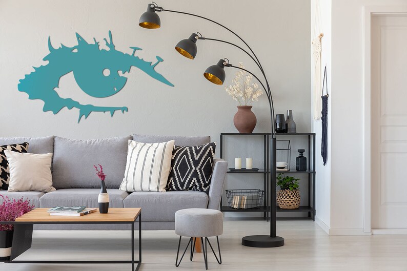 Eye Wall Decor Wood Wall Eye Geometric Wall Eye Wall Eye Etsy