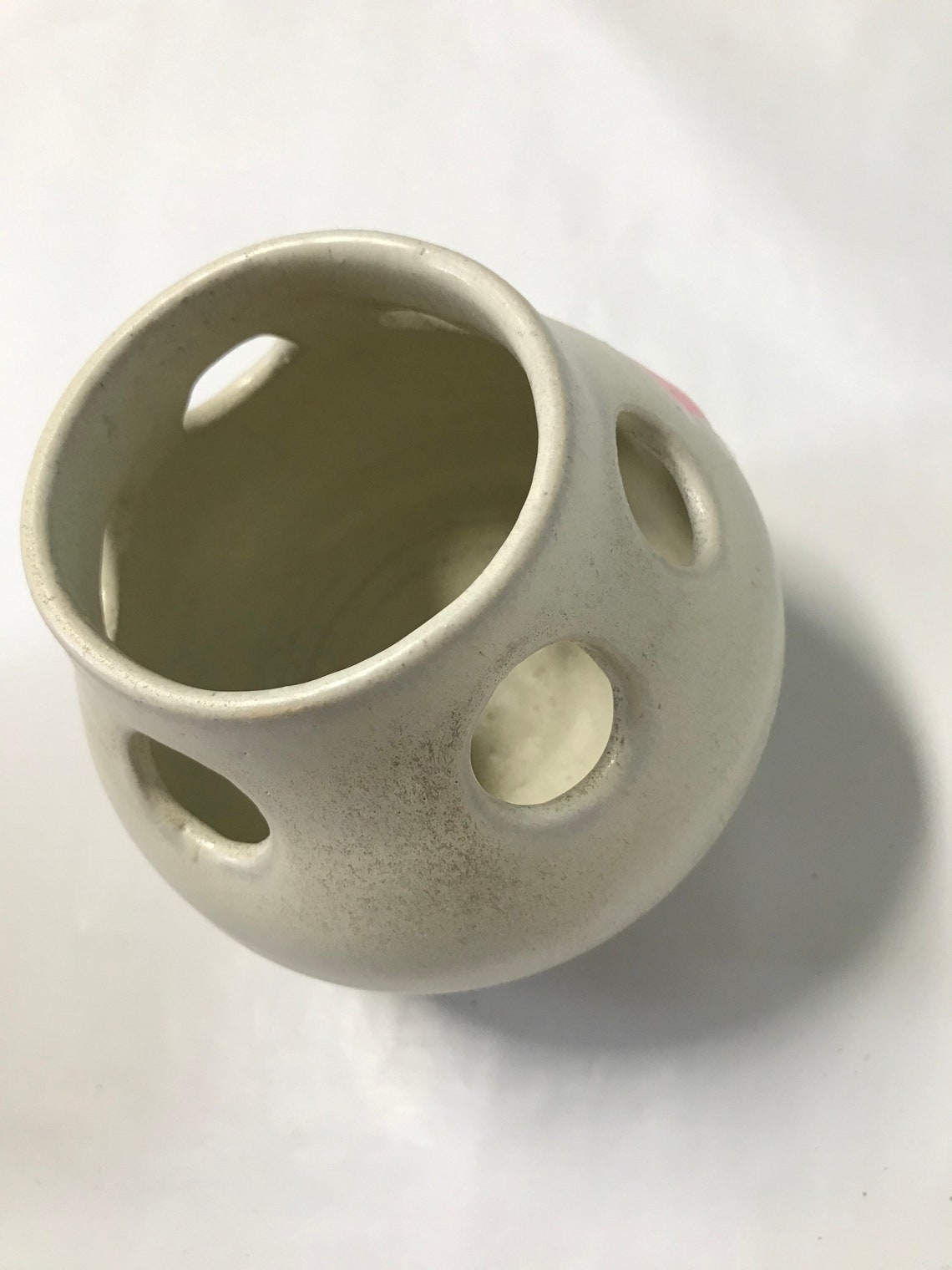 Contemporary flower vase with holes Etsy