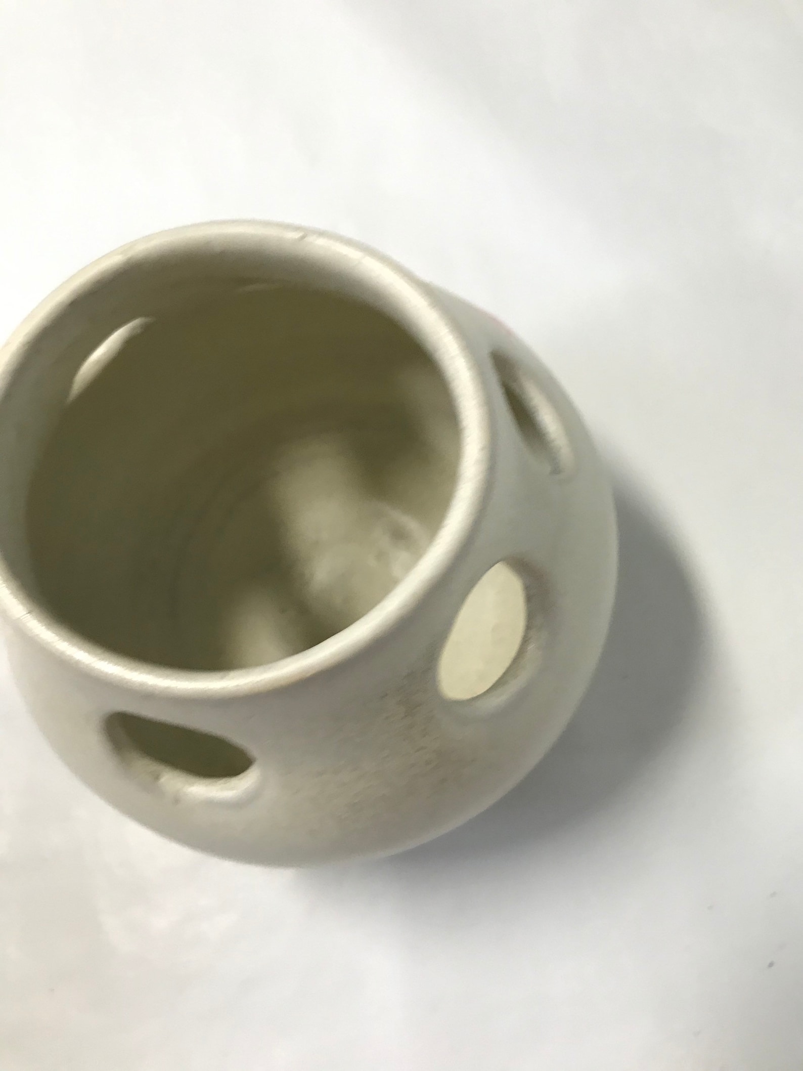 Contemporary flower vase with holes Etsy