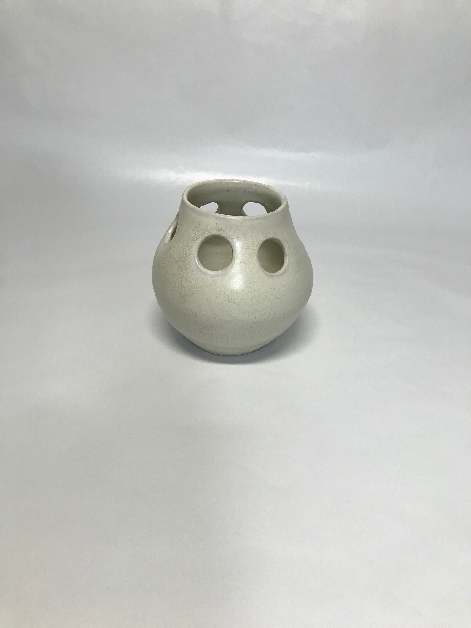 Contemporary flower vase with holes Etsy