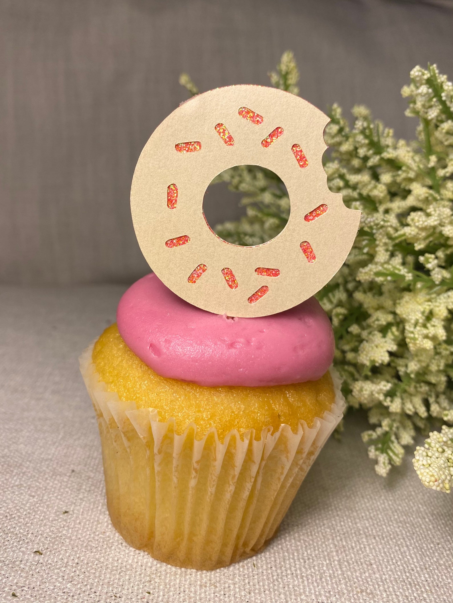 Donut cupcake topper Etsy