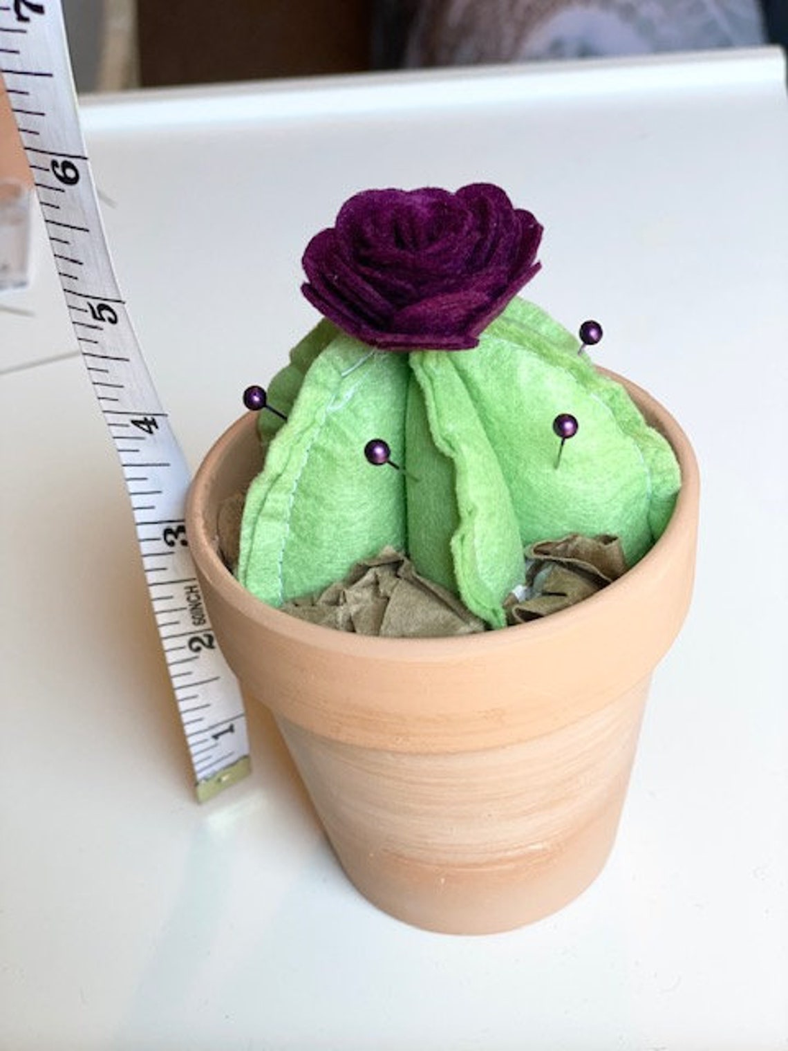 Large Cactus Pin Cushion Etsy