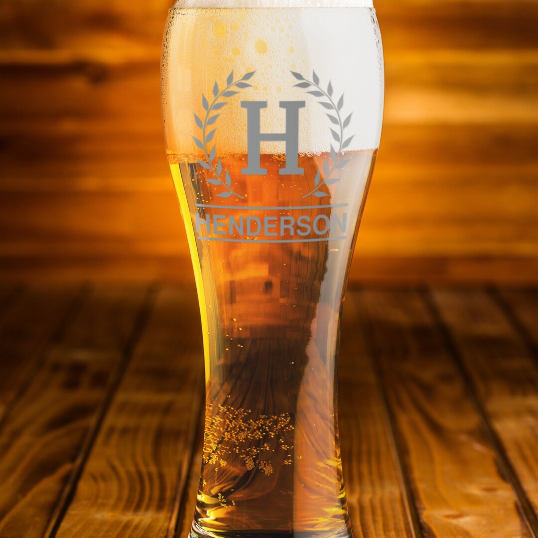 Custom Beer Glass Custom Beer Mug Etched Engraved Handmade Etsy