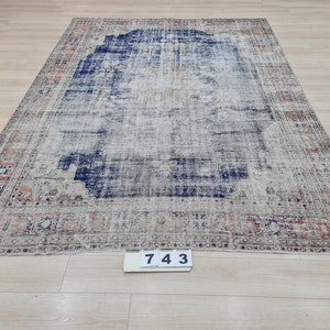 Handmade Turkish Rug 10&#39;1 x 7.6 FT | Hand-knotted Anatolian Rug | Wool Rug, 310 x 232 Cm