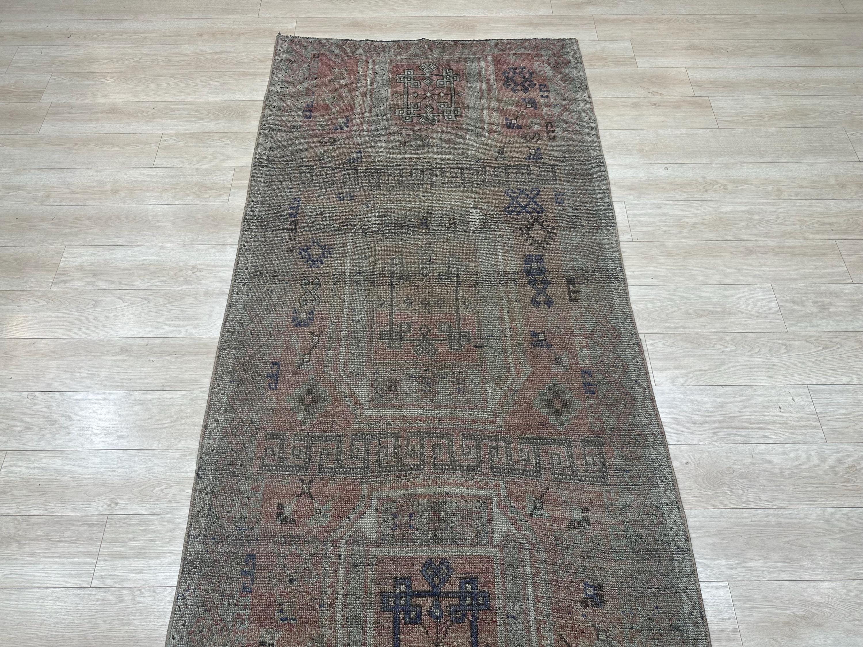 10'3x4'6 Ft, 5x10 Rug, %100 Wool Rug, 4x6 Turkish Rug, Handmade