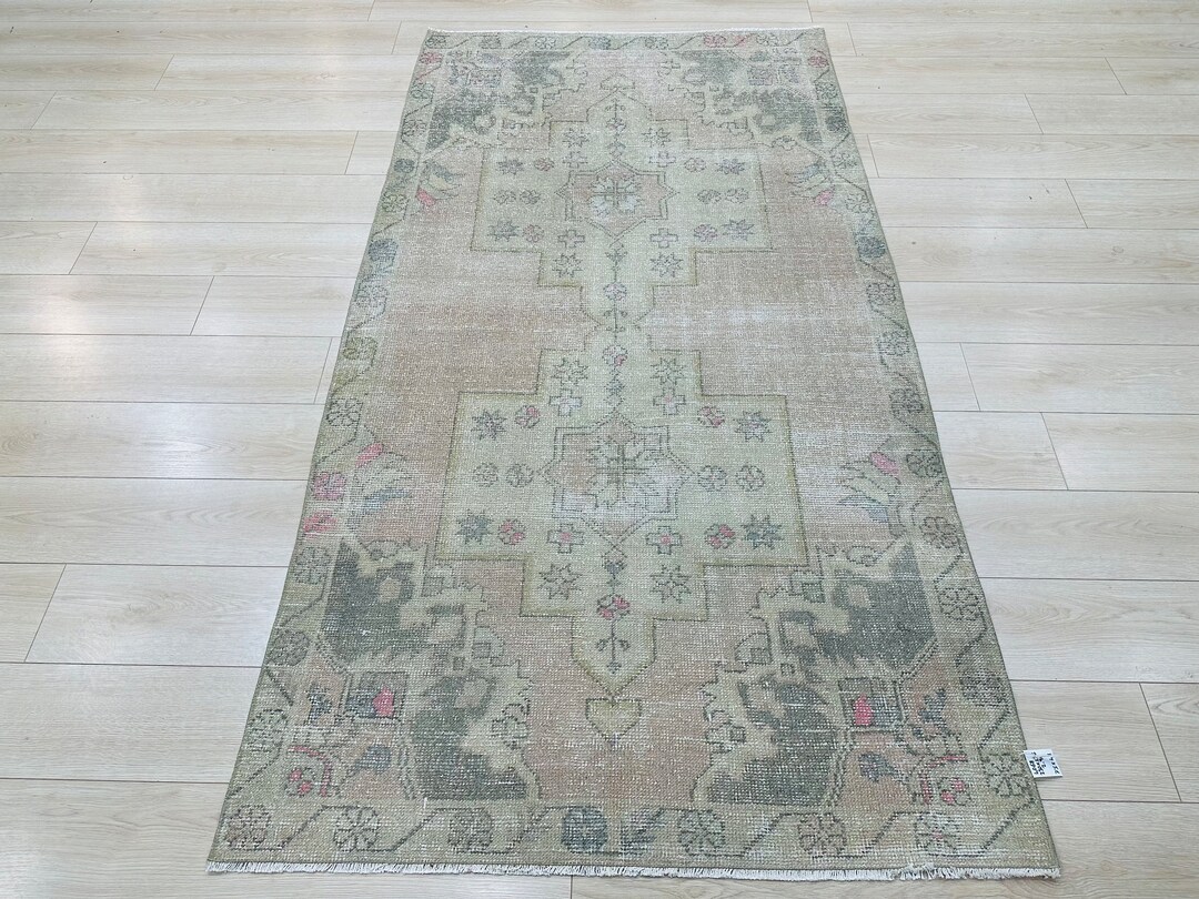 7'5 X 4'1 Ft, 4x8 Rug, Muted Color Rug, 4x6 Turkish Rug, Handmade Rug ...