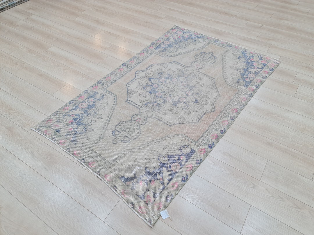 6.6 X 4.1ft , 4x6, Rug, Muted Color Rug, 4x6 Turkish Rug, Handmade Rug ...