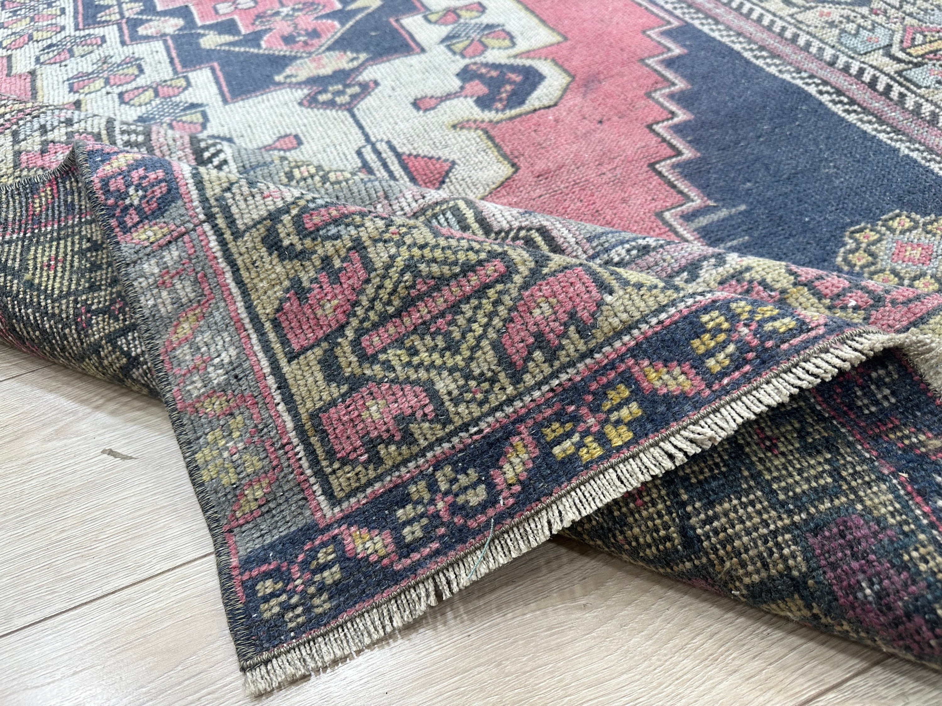 6x9 アンティーク トルコ絨毯、9'3 x 6フィート | 手織りトルコウール