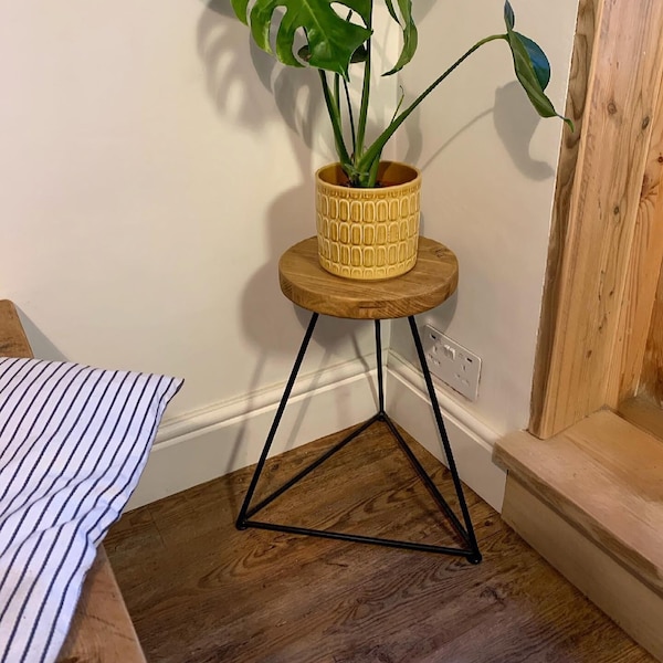 Rustic Side Table Etsy UK