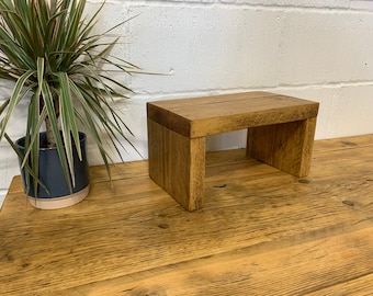 RUSTIC MONITOR SHELF - Add on for computer desk - Various colours and sizes available