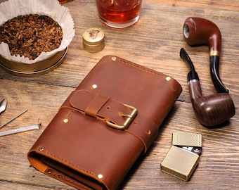 Tobacco Pipe Pouch, Leather Pipe Bag