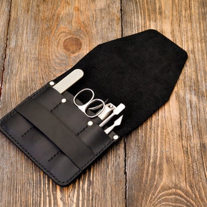 Custodia per manicure Set manicure da viaggio Set manicure da uomo