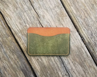 Leather Card Holder, Credit Card Wallet, minimalist, compact