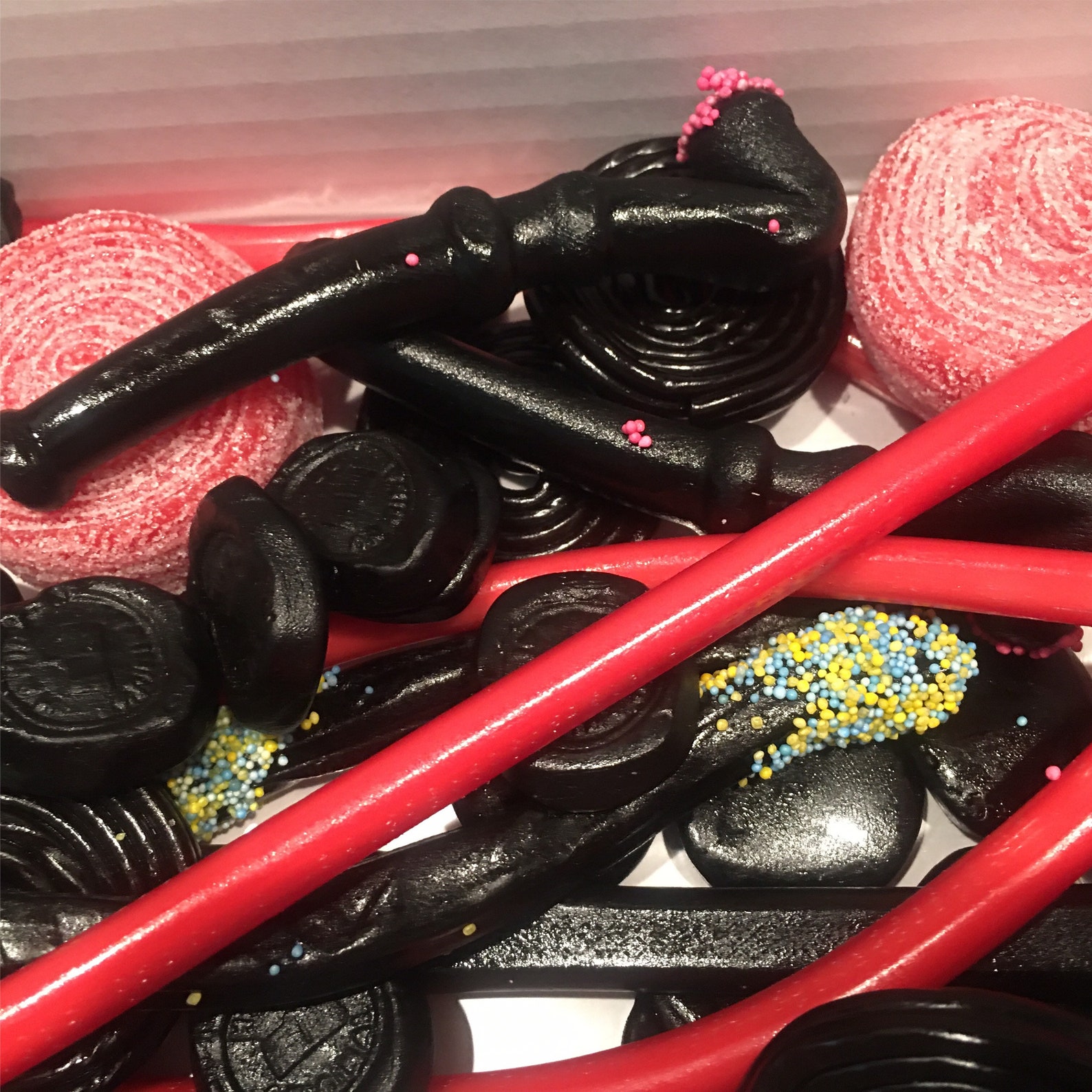 Liquorice box with free delivery birthday Christmas gift old Etsy