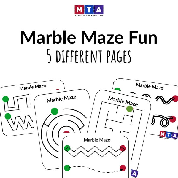 Magnetic Toy Activities Marble Maze Fun Package