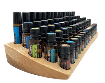 The "One for All" Organizer - Multi stand for essential oils made of ash wood e.g. DoTerra - for essential oils
