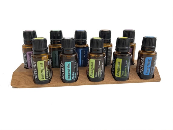 Oil Organizer Stand for doTERRA Oils Wooden Holder for Oil Bottles Essential Oils
