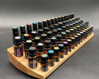 The "One for All" Organizer - Multi stand for essential oils made of ash wood e.g. DoTerra - for essential oils