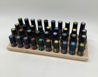 The "One for All" Organizer made of ash wood - Multi stand for essential oils e.g. DoTERRA