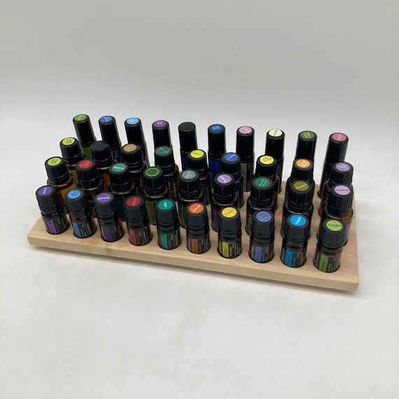 The "One for All" Organizer made of ash wood - Multi stand for essential oils e.g. DoTERRA