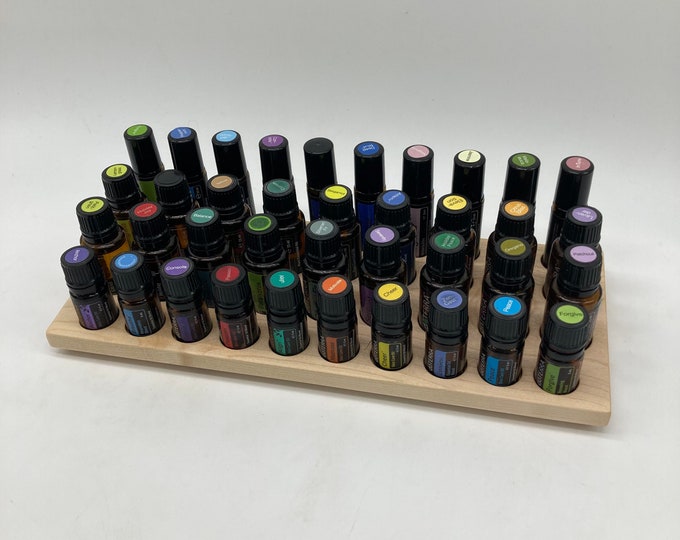 The "One for All" Organizer made of ash wood - Multi stand for essential oils e.g. DoTERRA