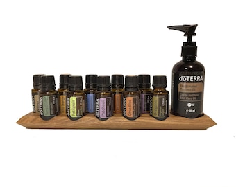 Oils Organizer Stand for Doterra Oils Wooden Holder for Oil Bottles Essential Oils