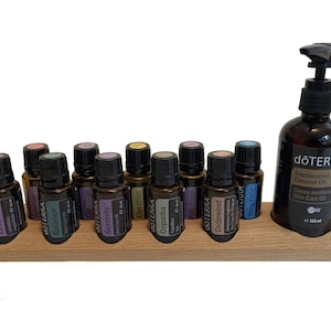 Oils Organizer Stand Display Doterra Oils for Oil Bottles Essential Oils Wooden Stand