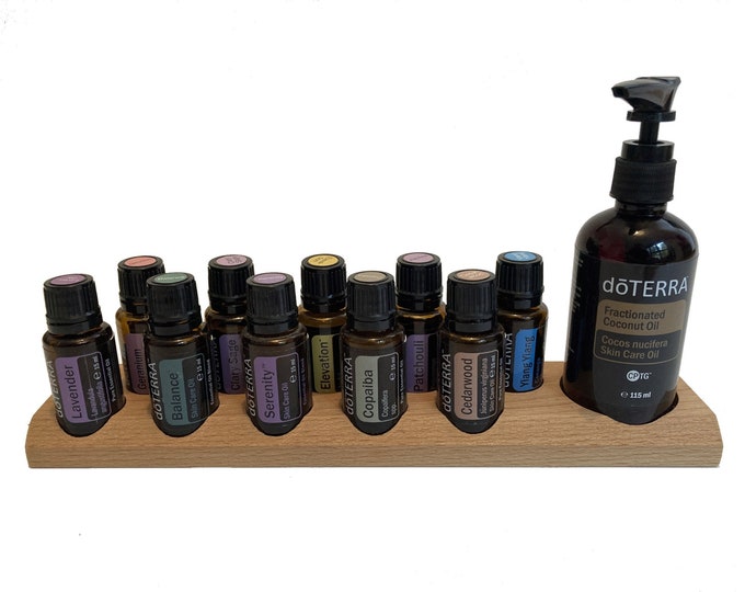 Oils Organizer Stand Display Doterra Oils for Oil Bottles Essential Oils Wooden Stand