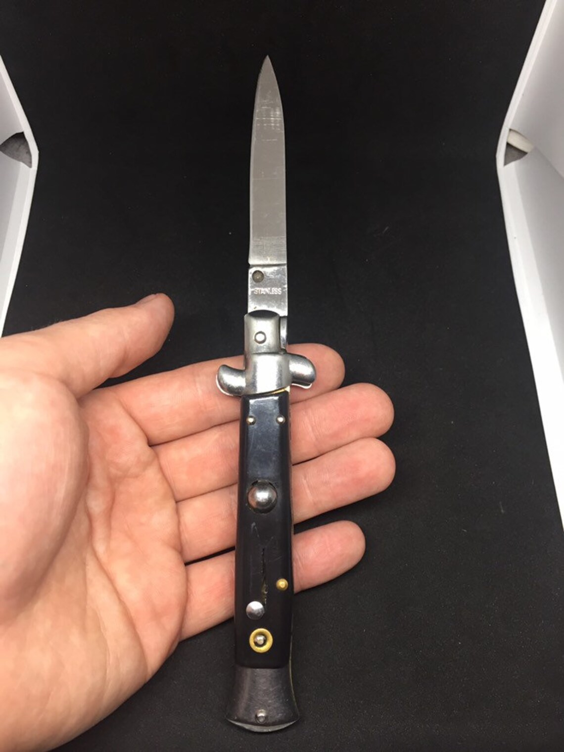 Vintage Stiletto Knife Rostfrei Stanless 1960 years 130 Etsy